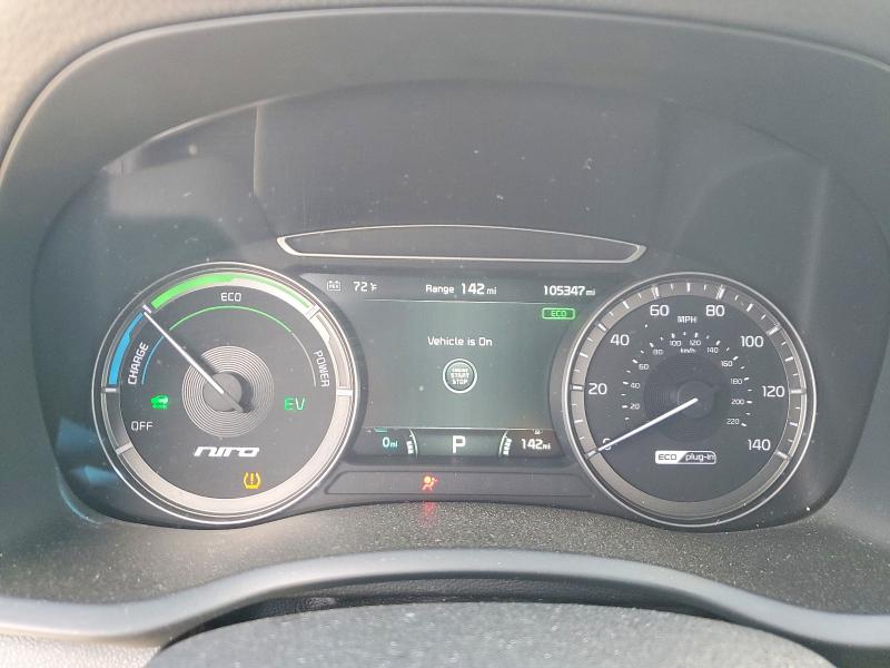 2018 Kia Niro VIN KNDCC3LD7J5160711 COPART salvage auction — FRONT END, Ca - Salvage Certificate, sold $4,200 on 2026-07-04 (photo 9)