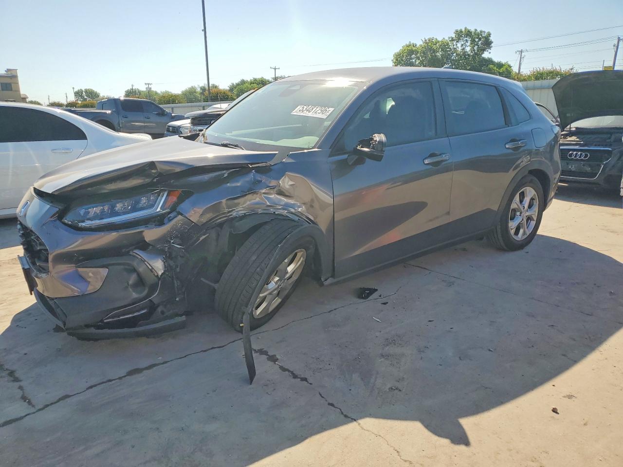 2023 Honda HR-V VIN 3CZRZ1H30PM722295 COPART salvage auction — Front End, TX - SALVAGE VEHICLE TITLE, sold $5,000 on 2026-06-25 (photo 1)