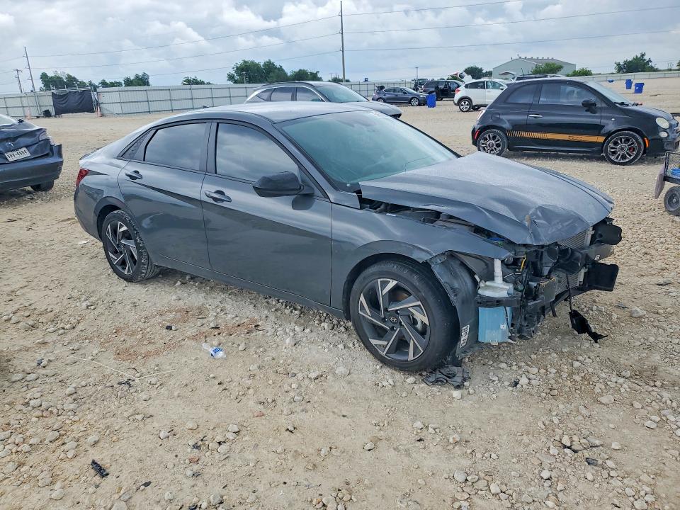 2025 Hyundai Elantra VIN KMHLM4DJ0SU153125 COPART salvage auction — FRONT END, Tx - Salvage Vehicle Title, sold $5,500 on 2026-07-16 (photo 4)