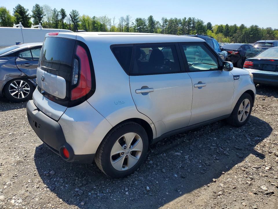 2015 Kia VIN KNDJN2A21F7771620 COPART salvage auction — REAR END, Md - Cert Of Salvage > 75% Damage, sold $1,150 on 2026-07-06 (photo 3)