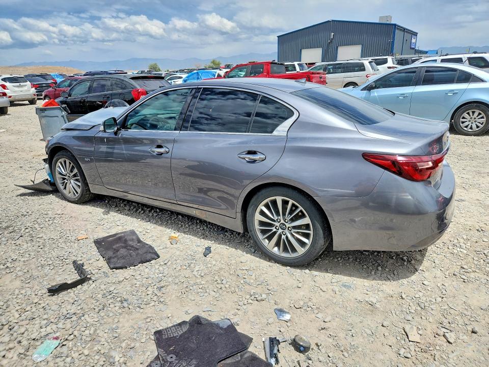2018 Infiniti Q50 VIN JN1CV7AR2JM280764 COPART salvage auction — FRONT END, UT - SALVAGE CERTIFICATE, sold $325 on 2026-07-31 (photo 2)