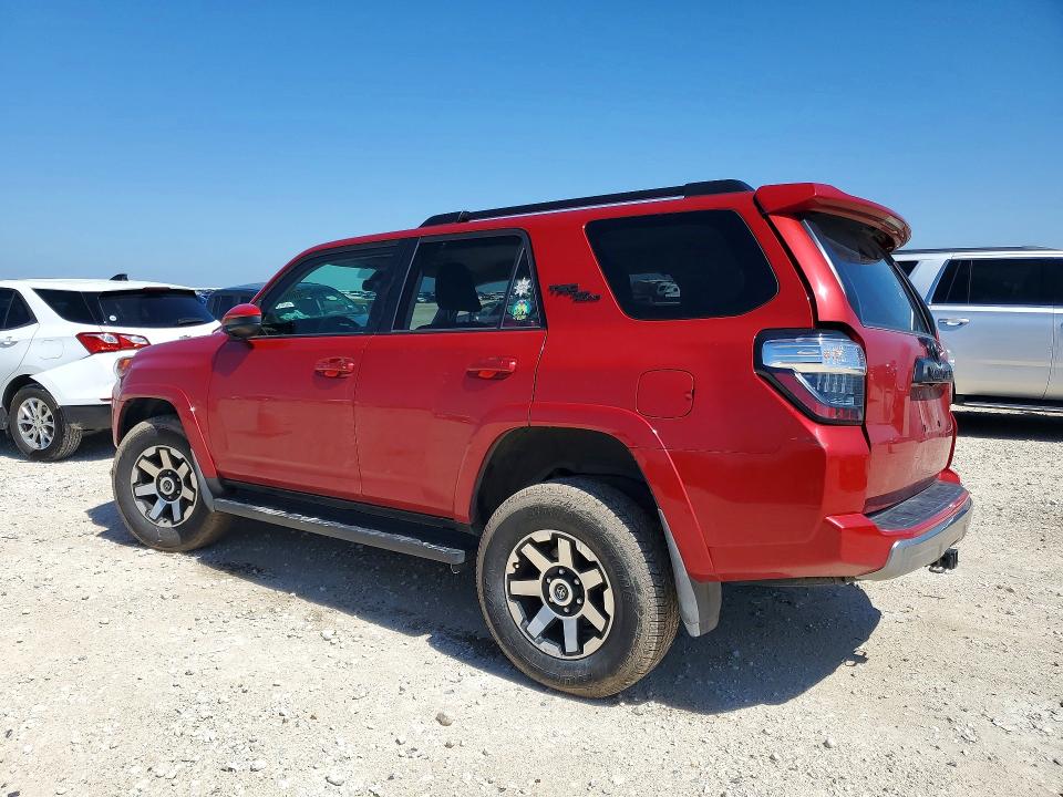 2023 Toyota 4runner VIN JTEPU5JR7P6117333 COPART salvage auction — SIDE, TX - SALVAGE VEHICLE TITLE, sold $8,100 on 2026-07-09 (photo 2)
