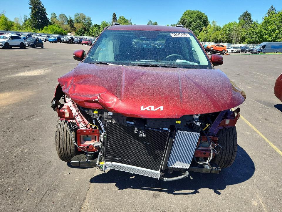 2026 Kia Carnival VIN KNDNC5KAXT6156578 COPART salvage auction — FRONT END, Or - Salvage Title Certificate, sold $11,000 on 2026-07-15 (photo 5)