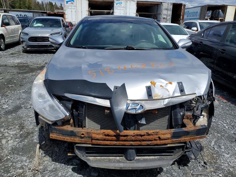 2014 Hyundai Sonata VIN KMHEC4A43EA118529 COPART salvage auction — FRONT END, Qc - Gravement Accidente, sold $200 on 2026-07-07 (photo 5)