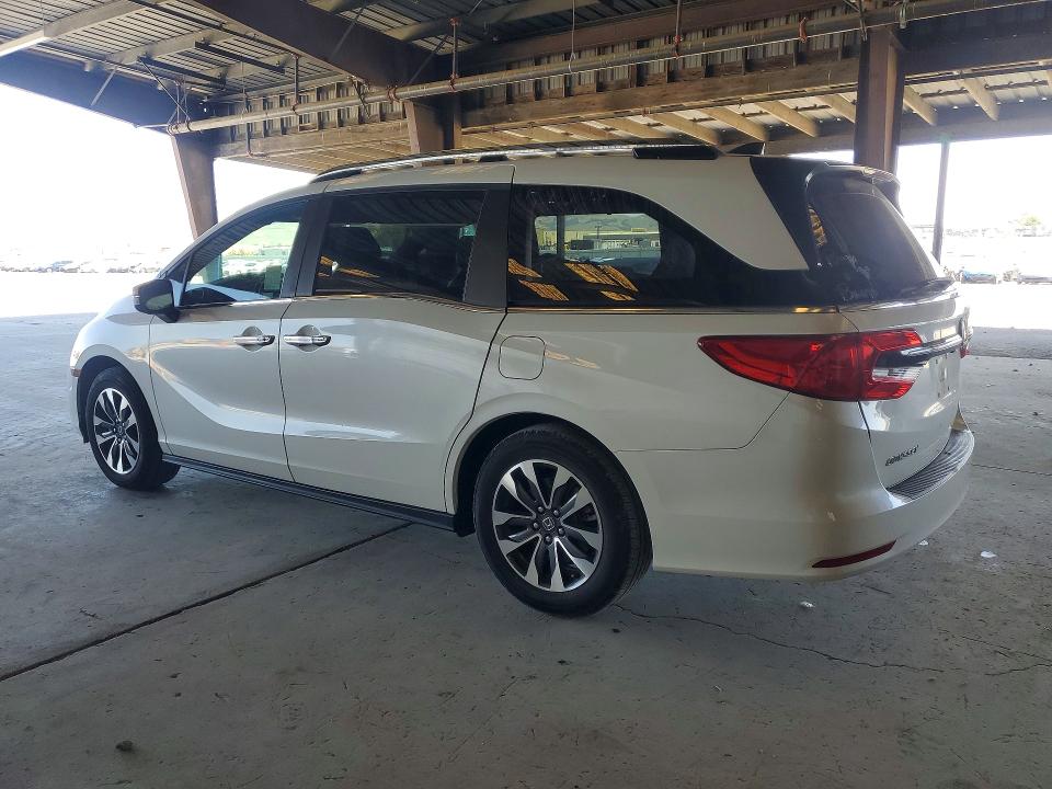 2021 Honda Odyssey VIN 5FNRL6H79MB016501 COPART salvage auction — REAR END, Ca - Salvage Certificate, sold $15,500 on 2026-07-02 (photo 2)