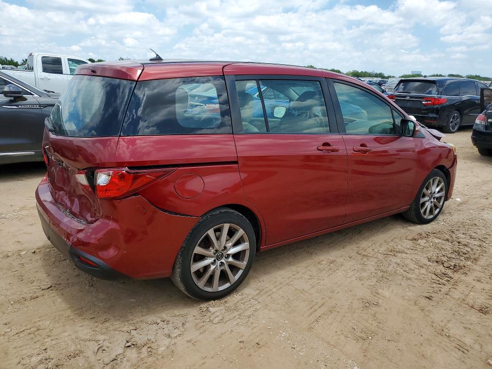 2015 Mazda 5 VIN JM1CW2BL8F0190475 COPART salvage auction — FRONT END, TX - SALVAGE VEHICLE TITLE (P), sold $1,150 on 2026-07-02 (photo 3)