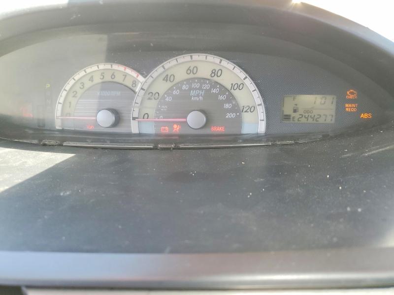 2007 Toyota Yaris VIN JTDBT923671142983 COPART salvage auction — REAR END, Ca - Dis/Dlr/Exp App For Dup Clean, sold $425 on 2026-07-08 (photo 9)