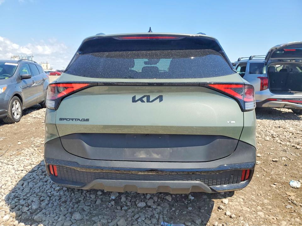 2025 Kia Sportage VIN 5XYK6CDF4SG307918 COPART salvage auction — FRONT END, Il - Salvage Certificate, sold $11,400 on 2026-07-31 (photo 6)