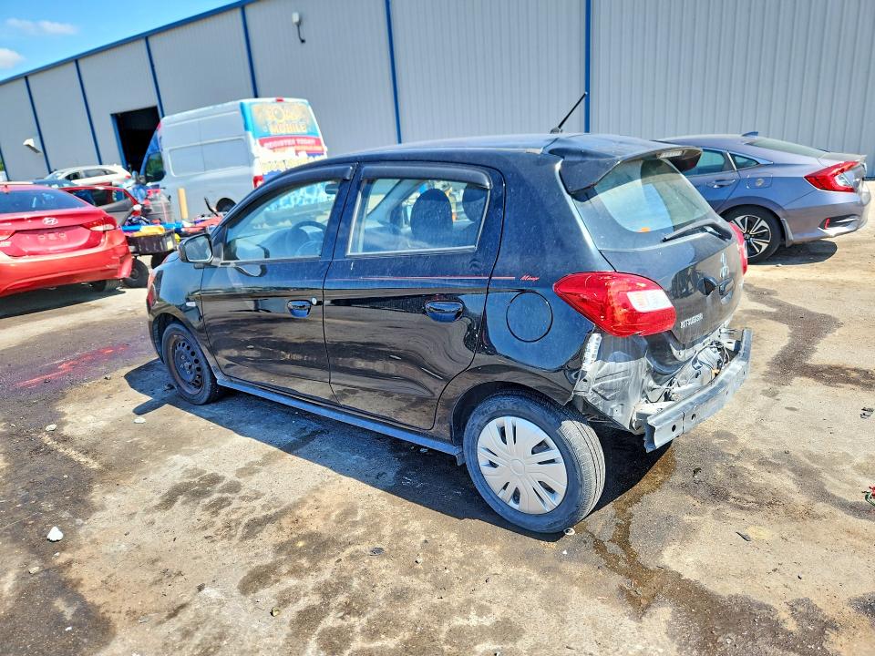 2019 Mitsubishi Mirage VIN ML32A3HJ6KH016361 COPART salvage auction — REAR END, FL, sold $2,200 on 2026-07-15 (photo 2)