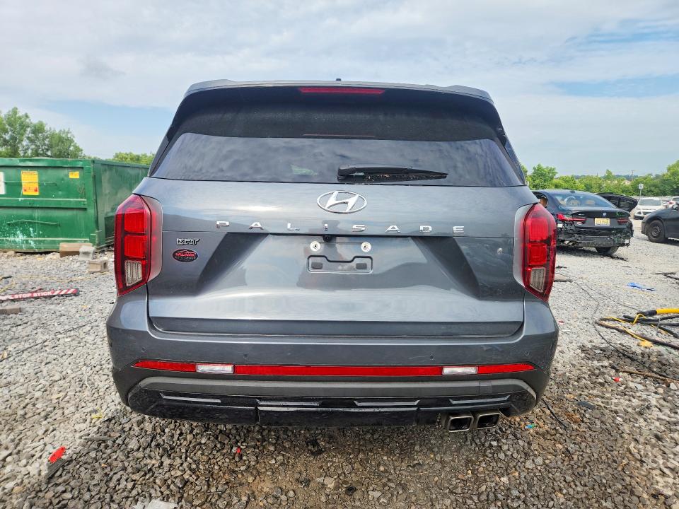 2024 Hyundai Palisade VIN KM8R34GE1RU800640 COPART salvage auction — ROOF, AL - CERT OF TITLE-SALVAGE TITLE, sold $12,300 on 2026-07-07 (photo 6)