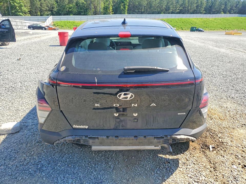 2024 Hyundai Kona VIN KM8HACAB5RU096646 COPART salvage auction — REAR END, Nc - Salvage Certificate Of Title, sold $300 on 2026-07-30 (photo 6)