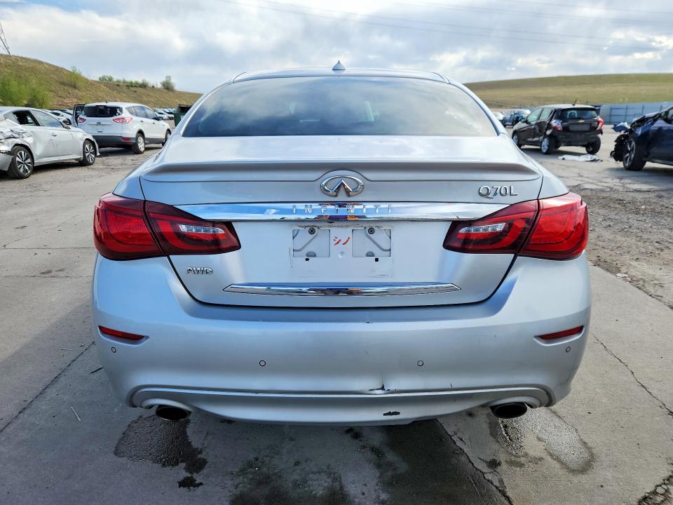 2016 Infiniti Q70 VIN JN1BY1PR9GM720849 COPART salvage auction — REAR END, Id - Salvage Certificate Of Title, sold $850 on 2026-08-26 (photo 6)
