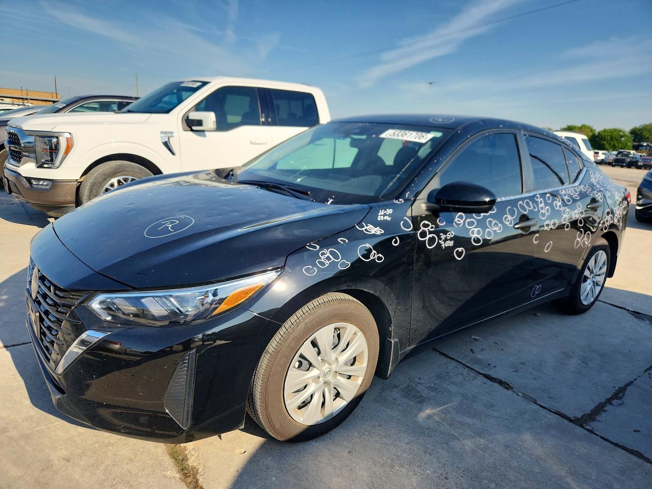 2025 Nissan Sentra VIN 3N1AB8BV4SY399352 COPART salvage auction — Hail, TX - CERTIFICATE OF TITLE, sold $7,800 on 2026-07-09 (photo 1)