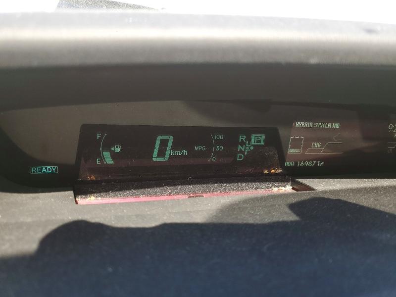 2014 Toyota Prius VIN JTDKN3DU2E1783042 COPART salvage auction — REAR END, CA - SALVAGE CERTIFICATE, sold $2,100 on 2026-07-21 (photo 9)