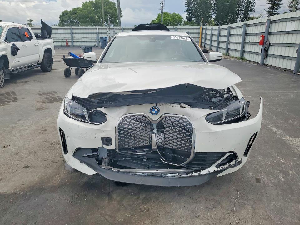 2025 BMW I4 VIN WBY23HD06SFV61214 COPART salvage auction — FRONT END, Fl - Cert Of Title Slvg Rebuildable, sold $16,600 on 2026-07-13 (photo 5)