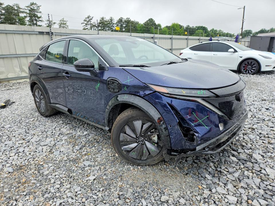 2023 Nissan Ariya VIN JN1BF0BA3PM409046 COPART salvage auction — FRONT END, Fl - Certificate Of Destruction, sold $350 on 2026-07-30 (photo 4)