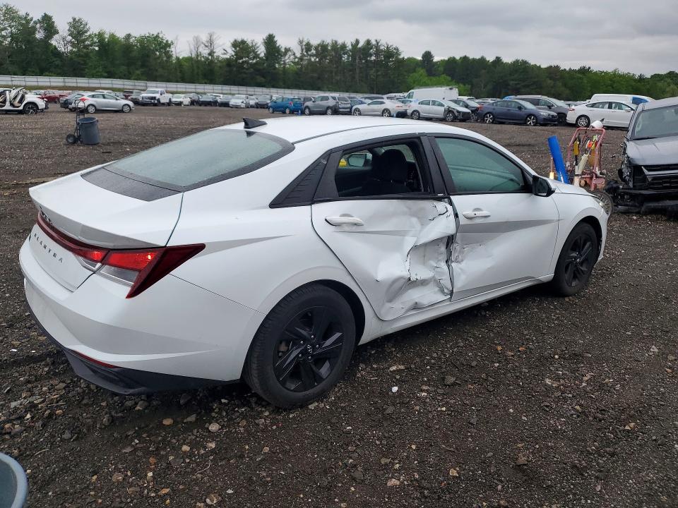 2021 Hyundai Elantra VIN 5NPLM4AG7MH017438 COPART salvage auction — SIDE, Md - Cert Of Salvage > 75% Damage, sold $3,550 on 2026-07-20 (photo 3)