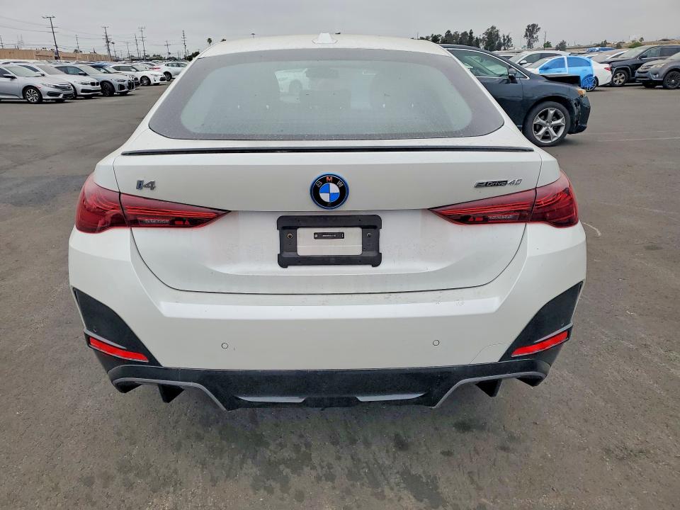 2025 BMW I4 VIN WBY23HD06SFU51702 COPART salvage auction — FRONT END, Ca - Salvage Certificate, sold $23,400 on 2026-07-06 (photo 6)