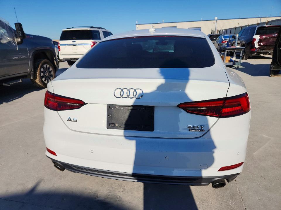 2018 Audi VIN WAUENCF57JA008164 COPART salvage auction — WATER/FLOOD, Tx - Salvage Title-Flood Damage, sold $5,900 on 2026-07-10 (photo 6)
