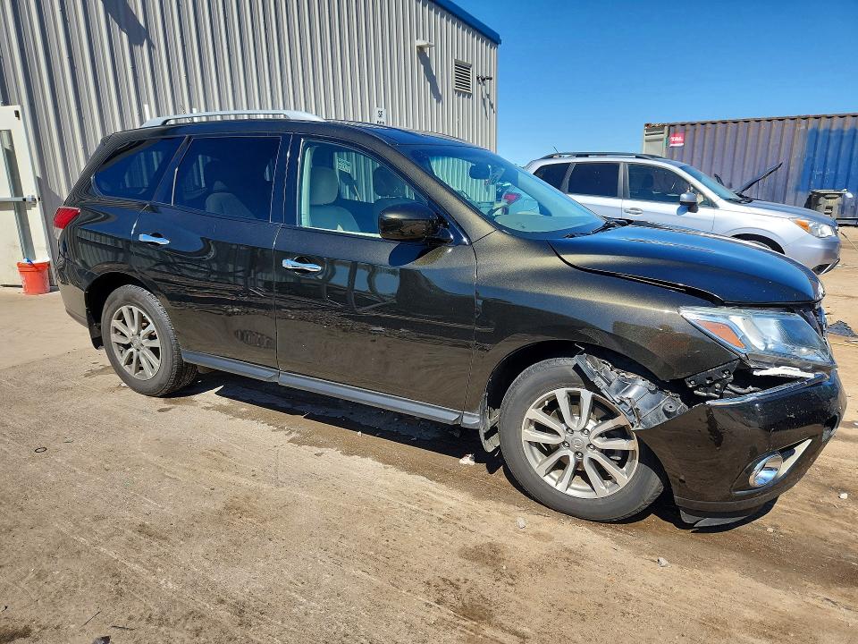 2015 Nissan Pathfinder VIN 5N1AR2MM0FC623706 COPART salvage auction — FRONT END, WI - CERTIFICATE OF TITLE, sold $2,050 on 2026-07-09 (photo 4)