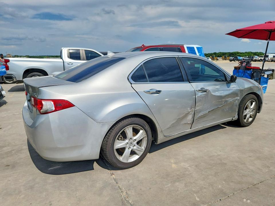 2010 Acura Tsx VIN JH4CU2F67AC028885 COPART salvage auction — SIDE, TX - SALVAGE VEHICLE TITLE (P), sold $300 on 2026-07-23 (photo 3)
