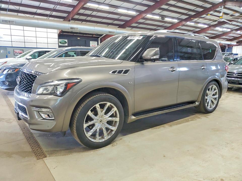 2017 Infiniti Qx80 VIN JN8AZ2NC4H9431283 COPART salvage auction — UNDERCARRIAGE, Ct - Certificate Of Title, sold $6,300 on 2026-07-21 (photo 1)
