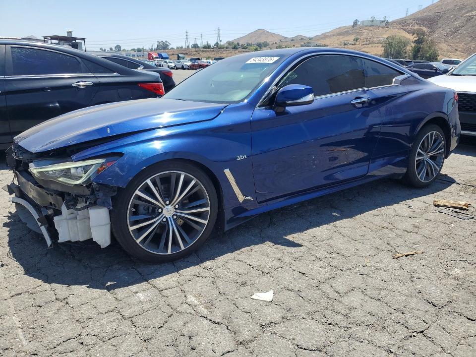 2017 Infiniti VIN JN1EV7EL0HM551989 COPART salvage auction — FRONT END, Ca - Salvage Certificate, sold $2,900 on 2026-07-06 (photo 1)