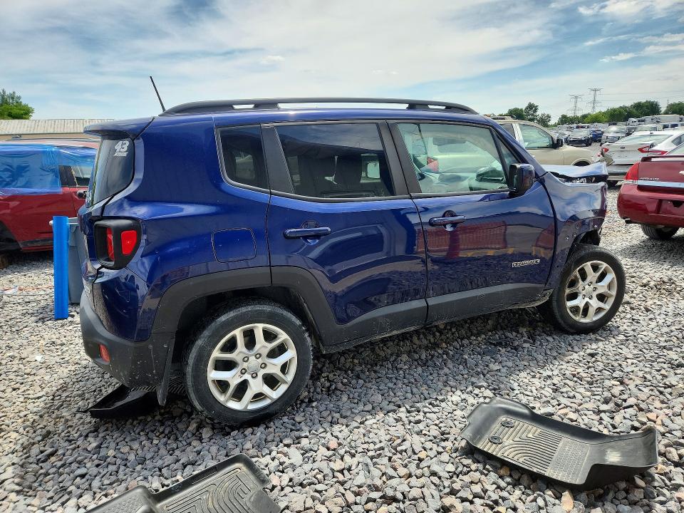 2018 Jeep Renegade VIN ZACCJBBB0JPG93359 COPART salvage auction — FRONT END, Il - Salvage Certificate, sold $600 on 2026-07-20 (photo 3)