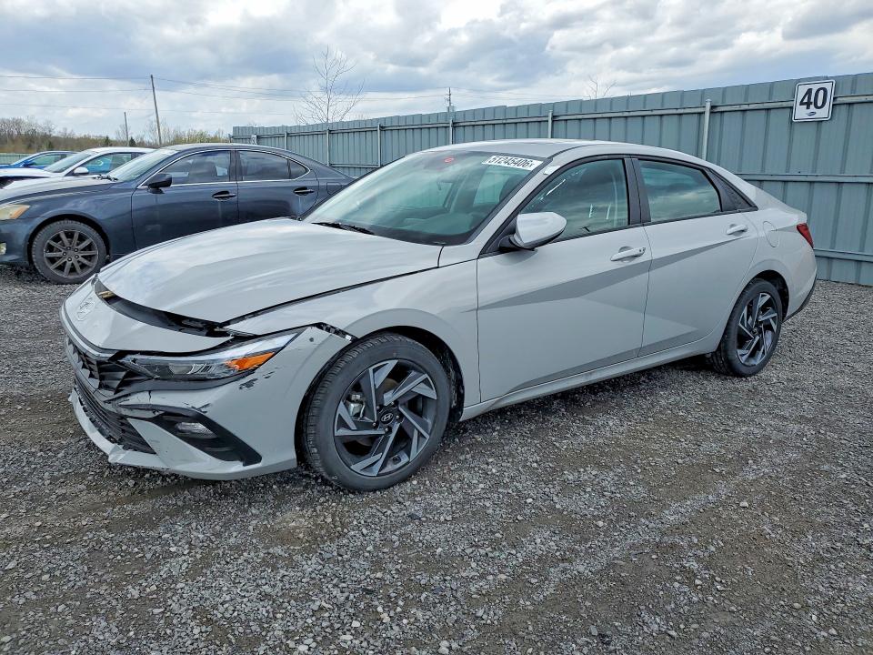 2025 Hyundai Elantra VIN KMHLM4DG1SU036920 COPART salvage auction — FRONT END, Qc - Gravement Accidente, sold $7,400 on 2026-07-07 (photo 1)