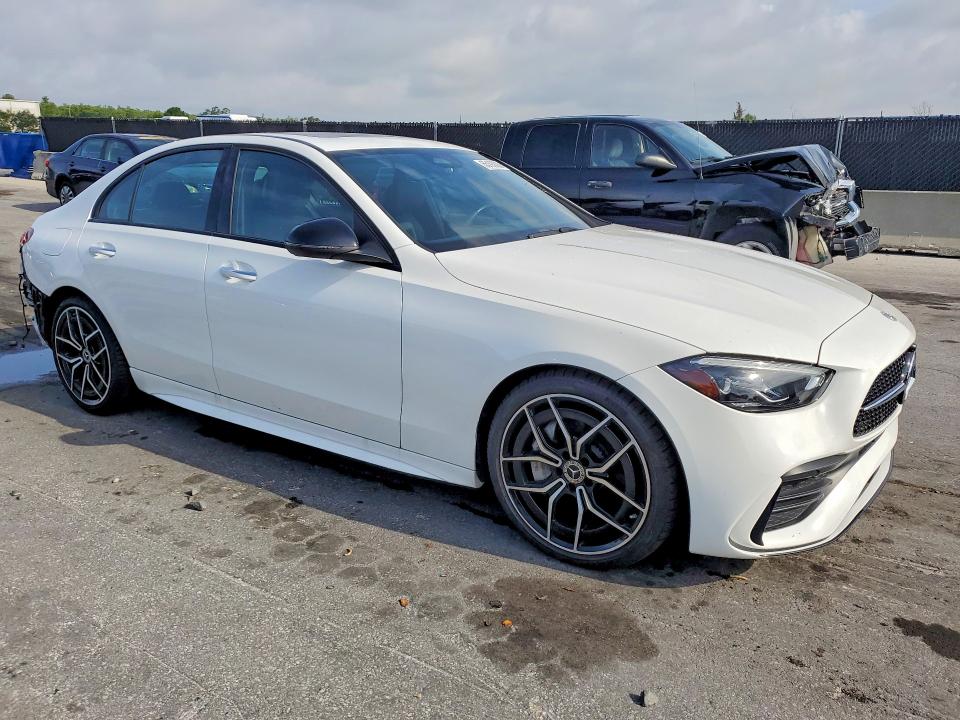 2022 Mercedes-benz C-klasse VIN W1KAF4GB9NR065794 COPART salvage auction — REAR END, FL - CERT OF TITLE SLVG REBUILDABLE, sold $16,700 on 2026-07-23 (photo 4)