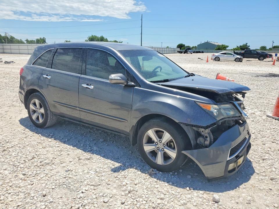 2011 Acura Mdx VIN 2HNYD2H67BH515372 COPART salvage auction — FRONT END, Tx - Salvage Vehicle Title, sold $650 on 2026-07-09 (photo 4)