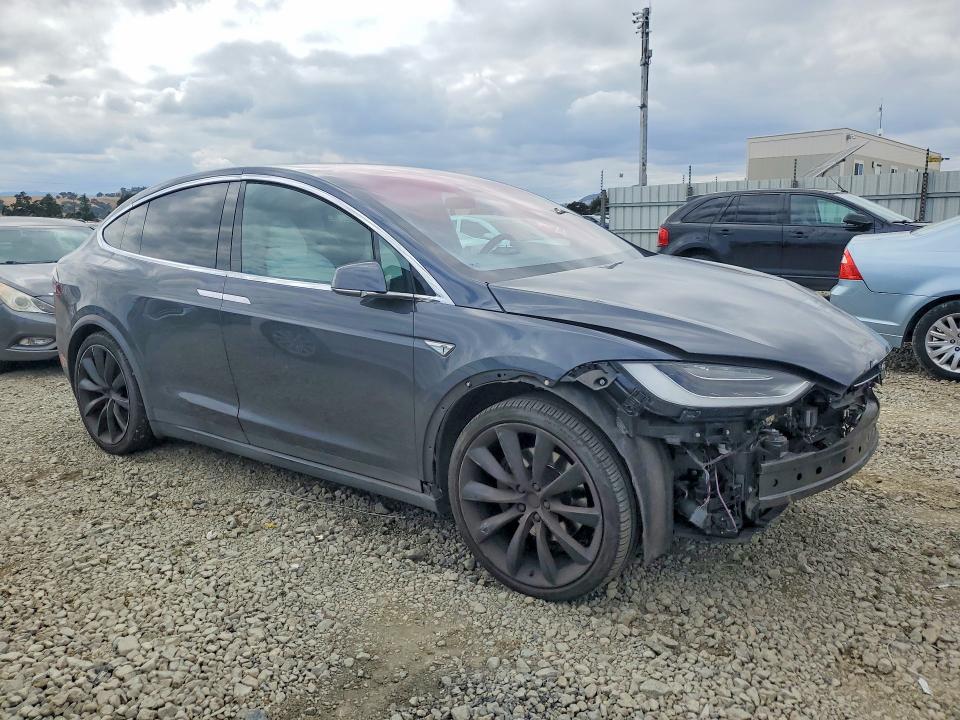 2016 Tesla Model x VIN 5YJXCBE29GF017175 COPART salvage auction — FRONT END, Ca - Salvage Certificate, sold $5,700 on 2026-07-18 (photo 4)