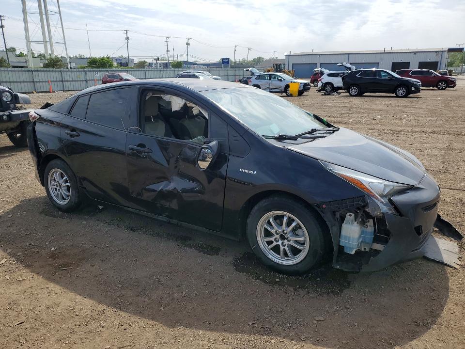 2016 Toyota Prius VIN JTDKBRFU8G3007451 COPART salvage auction — REAR END, Il - Salvage Certificate, sold $750 on 2026-07-08 (photo 4)