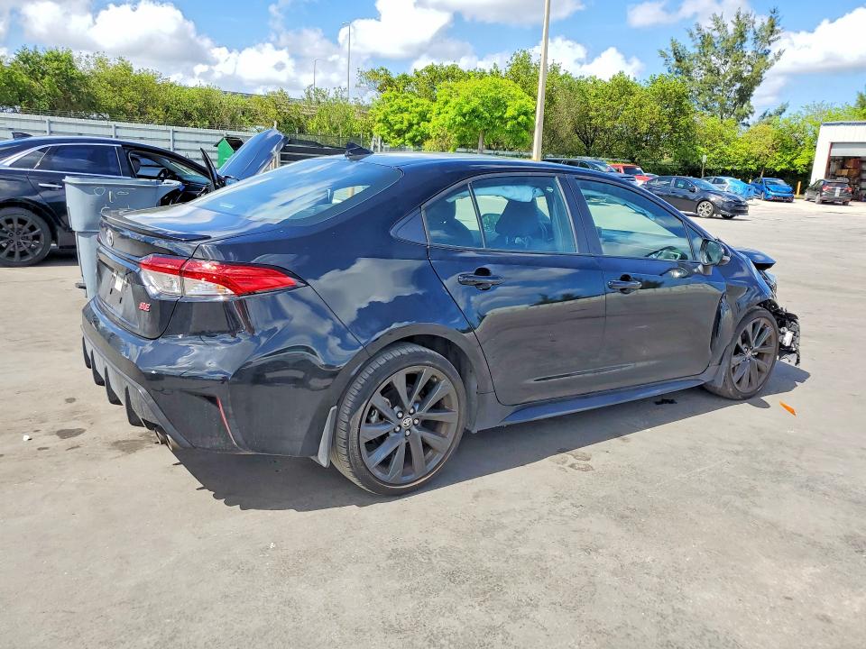2025 Toyota Corolla VIN 5YFS4MCE9SP242239 COPART salvage auction — FRONT END, Fl - Certificate Of Destruction, sold $6,300 on 2026-07-27 (photo 3)