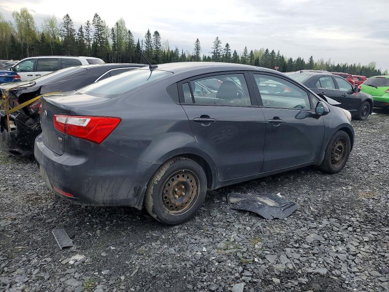 2015 Kia Rio VIN KNADM4A32F6518362 COPART salvage auction — FRONT END, Qc - Gravement Accidente, sold $125 on 2026-07-28 (photo 3)