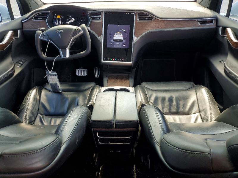 2017 Tesla Model x VIN 5YJXCBE23HF045684 COPART salvage auction — REAR END, Tx - Salvage Vehicle Title, sold $10,200 on 2026-07-14 (photo 8)