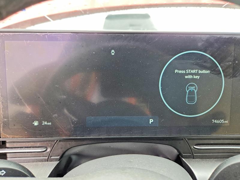2024 Hyundai Kona VIN KM8HC3AB7RU061164 COPART salvage auction — FRONT END, Tx - Salvage Vehicle Title, sold $150 on 2026-07-24 (photo 9)