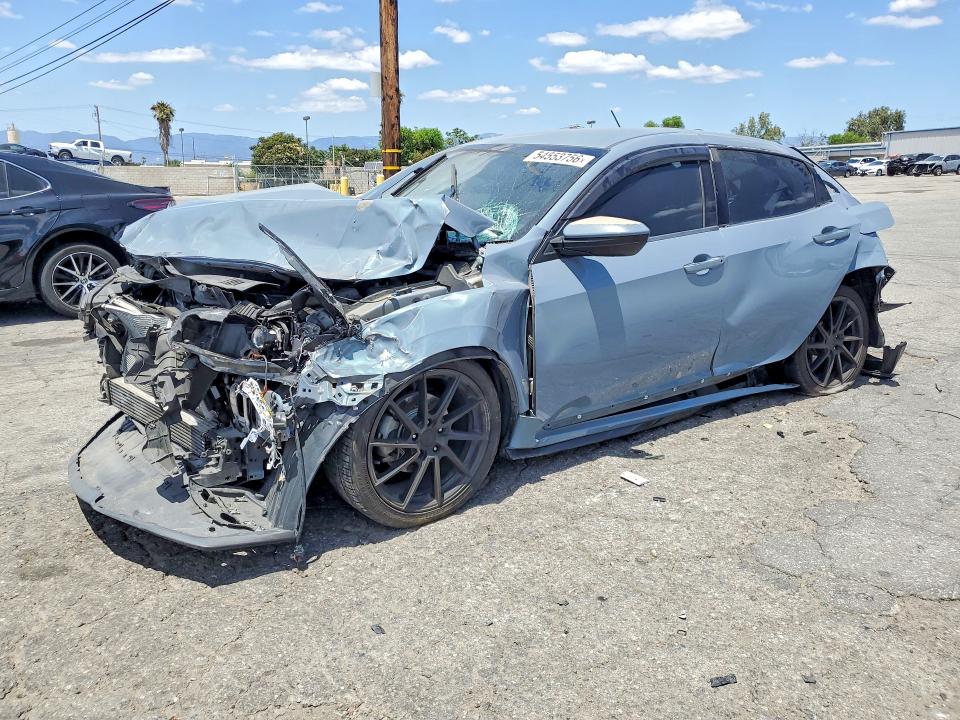 2018 Honda Civic VIN SHHFK7G4XJU210824 COPART salvage auction — FRONT END, Ca - Salvage Certificate, sold $650 on 2026-07-16 (photo 1)