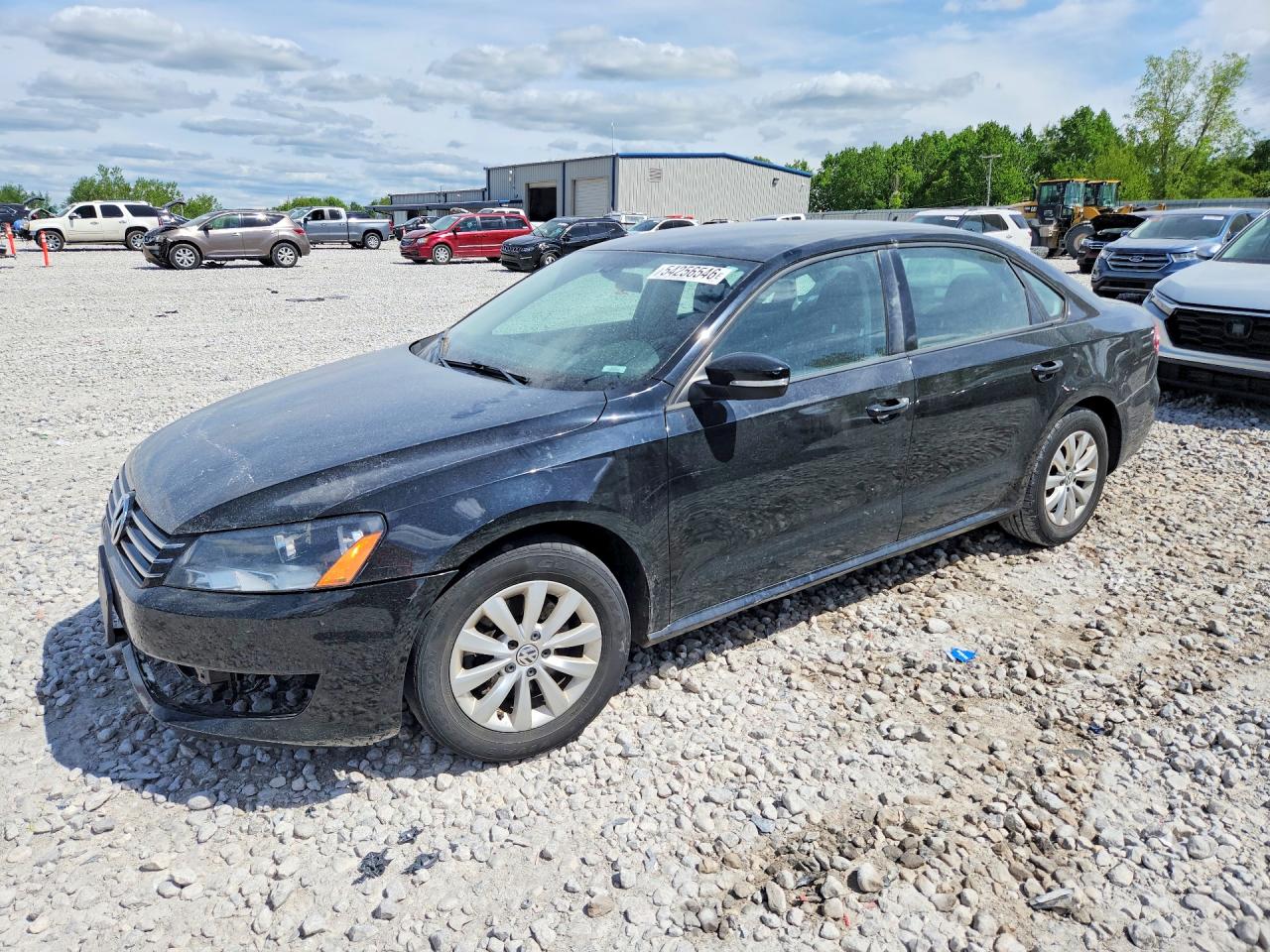 2013 Volkswagen Passat VIN 1VWAP7A37DC088175 COPART salvage auction — Side, MI - CERTIFICATE OF TITLE, sold $725 on 2026-07-02 (photo 1)