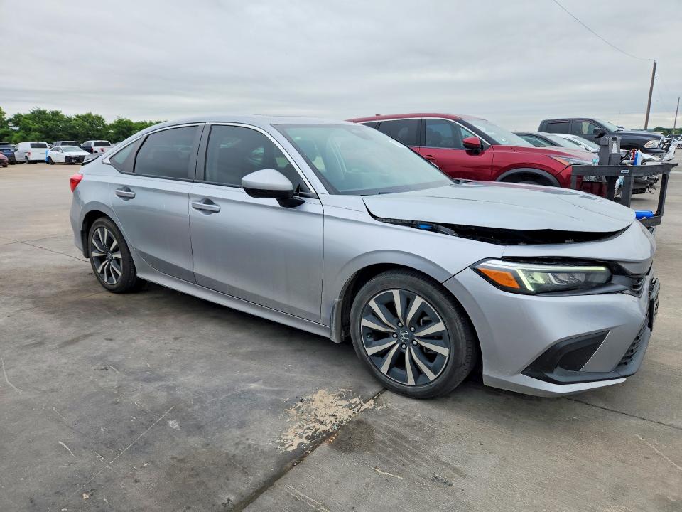 2024 Honda Civic VIN 2HGFE1F70RH326476 COPART salvage auction — FRONT END, Tx - Salvage Vehicle Title, sold $6,600 on 2026-07-04 (photo 4)