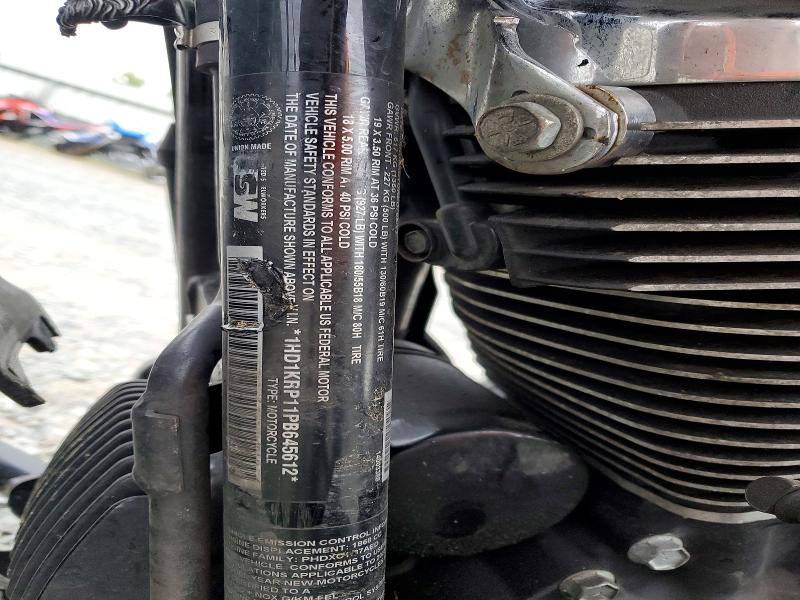 2023 Harley-davidson VIN 1HD1KRP11PB645612 COPART salvage auction — FRONT END, Wa - Bill Of Sale, sold $2,600 on 2026-07-02 (photo 8)