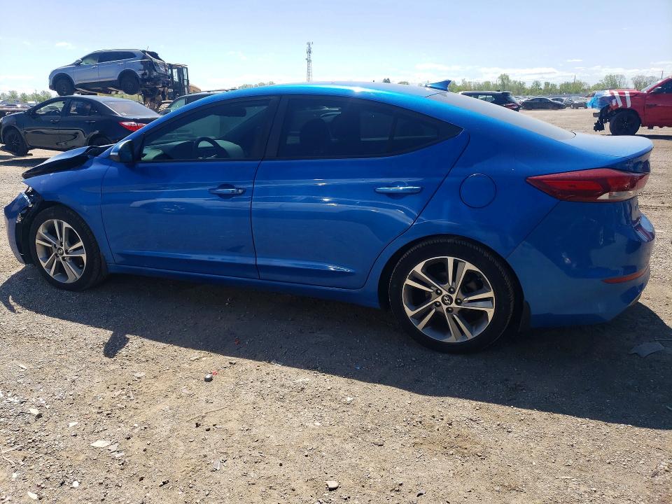 2017 Hyundai Elantra VIN KMHD84LF2HU266010 COPART salvage auction — FRONT END, On - Permit Salvage, sold $2,000 on 2026-07-07 (photo 2)