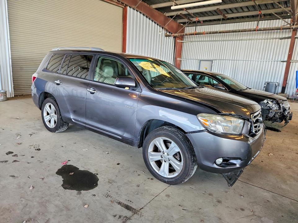 2009 Toyota Highlander VIN JTEDS42A192089017 COPART salvage auction — FRONT END, CA - SALVAGE CERTIFICATE, sold $2,150 on 2026-07-30 (photo 4)