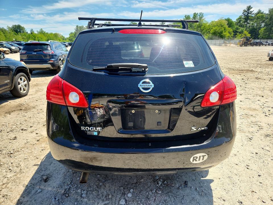 2008 Nissan Rogue sport VIN JN8AS58V98W401538 COPART salvage auction — FRONT END, Ma - Cert Of Title-Reconstrctd Coll, sold $500 on 2026-07-02 (photo 6)
