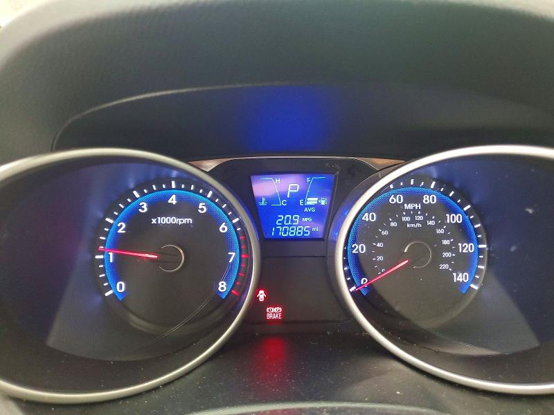 2014 Hyundai Tucson VIN KM8JU3AG3EU828237 COPART salvage auction — FRONT END, Nc - Salvage Certificate Of Title, sold $1,450 on 2026-07-15 (photo 9)
