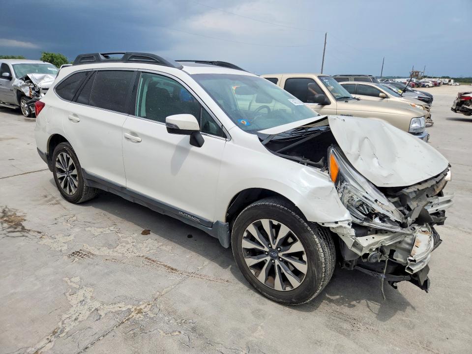 2016 Subaru Outback VIN 4S4BSBNC1G3328971 COPART salvage auction — FRONT END, Tx - Salvage Vehicle Title, sold $2,150 on 2026-07-09 (photo 4)