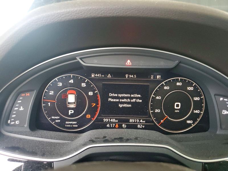 2019 Audi Q7 VIN WA1VAAF77KD017817 COPART salvage auction — REAR END, Ga - Cert Of Title-Salvage, sold $6,600 on 2026-07-09 (photo 9)