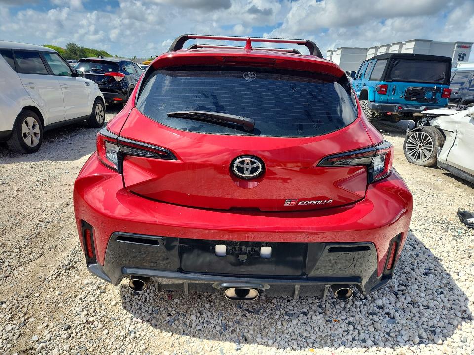 2024 Toyota Corolla VIN JTNABAAE9RA013198 COPART salvage auction — FRONT END, Ca - Salvage Certificate, sold $5,300 on 2026-07-02 (photo 6)