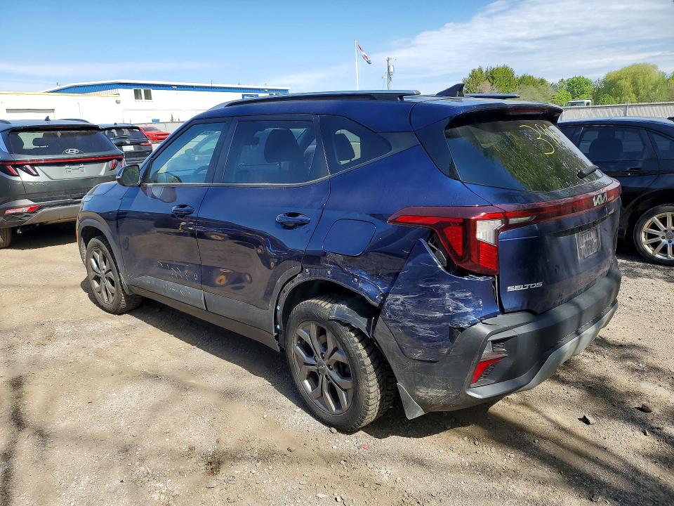 2025 Kia Seltos VIN KNDEPCAA8S7723132 COPART salvage auction — REAR END, On - Permit Salvage, sold $7,900 on 2026-07-14 (photo 2)