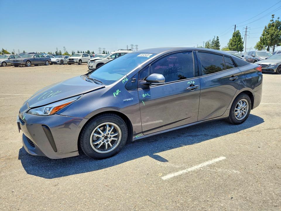 2021 Toyota Prius VIN JTDKAMFU6M3148231 COPART salvage auction — FRONT END, Ca - Salvage Certificate, sold $6,600 on 2026-07-18 (photo 1)